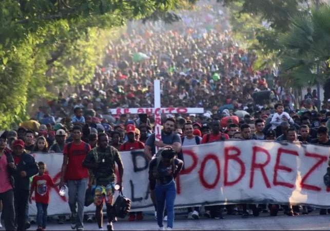 Thousands join huge migrant caravan in Mexico ahead of Blinken visit