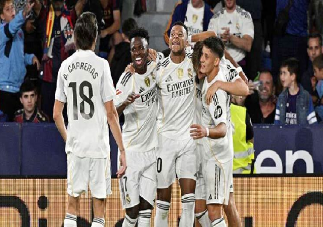 Real Madrid Won by 4-1 Goal