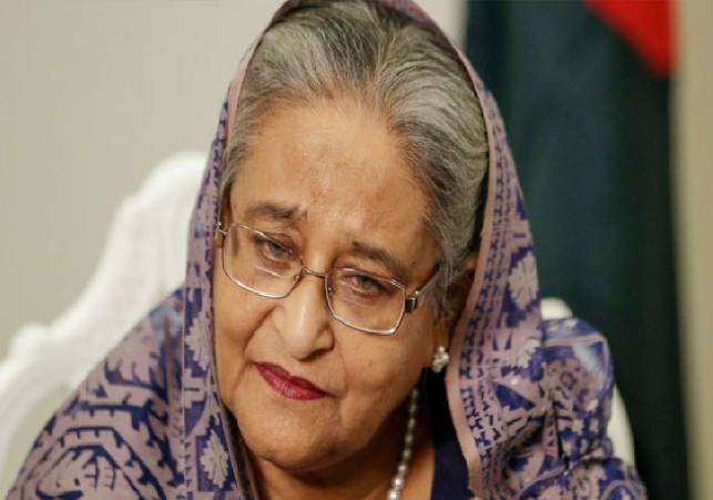 Sheikh Hasina staying in India