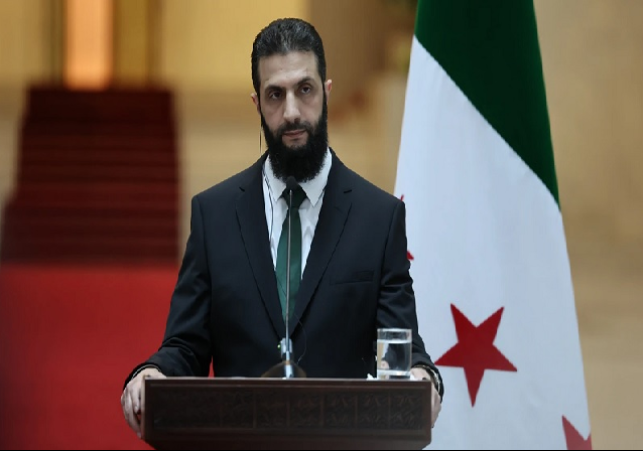 Syria Interim Government President Shara