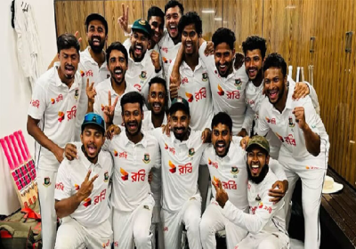 BD Test Team Against India declared