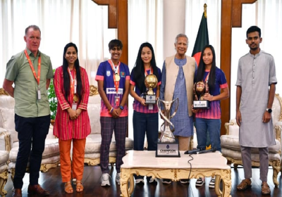 Chief Advisor Congratulates SAFF Women Football Winner