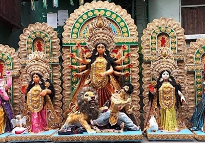 First time Bangladeshi expatriates in the Netherlands are celebrating the autumn Durga festival 