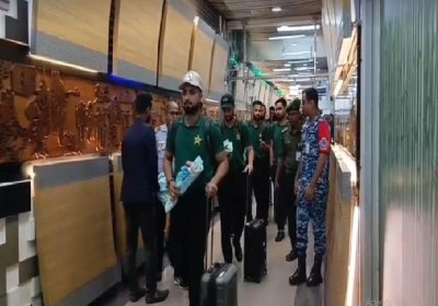 Pakistan Team in Dhaka
