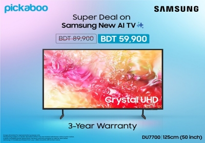 Pickaboo offers incredible deal on Samsungs 50 inch AI TV