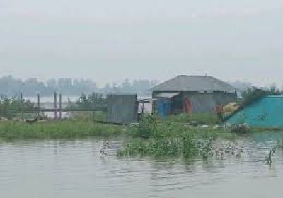 River erosion Sirajganj