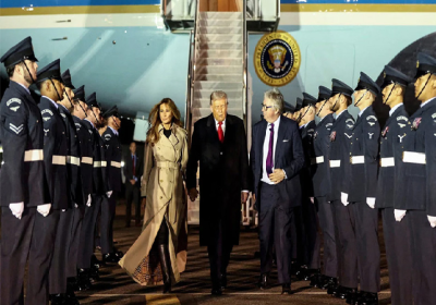 Trump Reached England