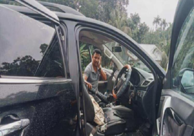 UNO Car of Gopalganj attacked