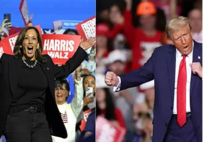 USA President Trump need 40 Kamala 60