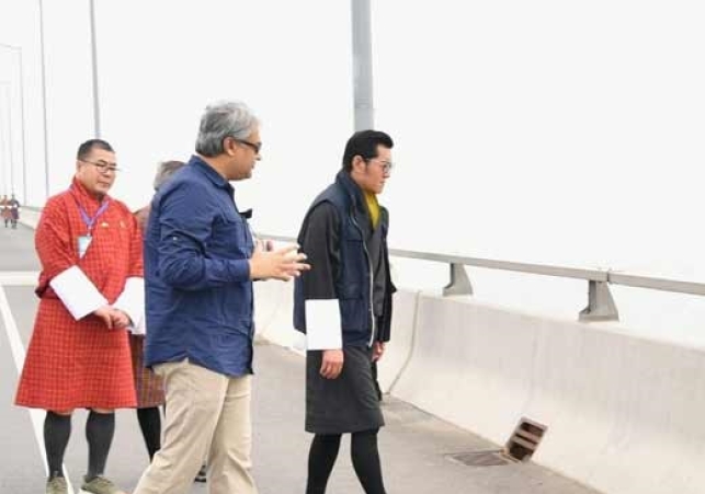 পদ্মা সেতু পরিদর্শনে ভুটানের রাজা